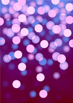 Purple festive lights, vector background Stock Illustration