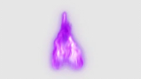 Purple Fire Animation with Transparent Background Stock Footage 315623944