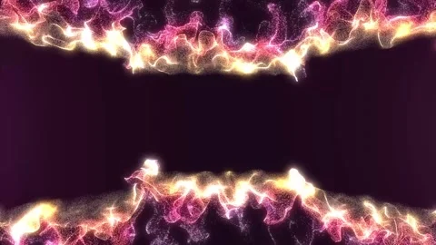 Purple Fire Frame Space Background Stock Footage 311532504