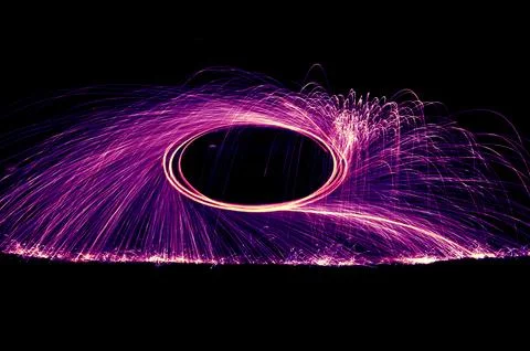 Purple Fire Foto stock
