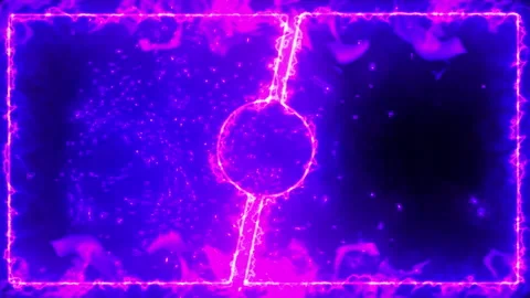 Purple fire versus interface background loop animation Stock-Footage 149921083