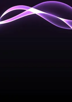 Purple flame curve layer abstract background Stock Illustration