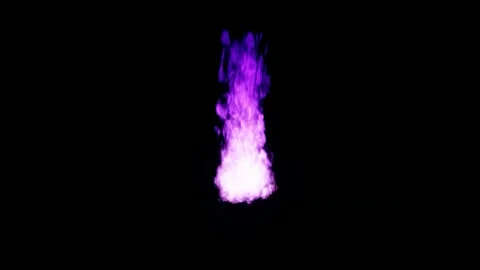 Purple flame in the dark Stock Footage 248896597