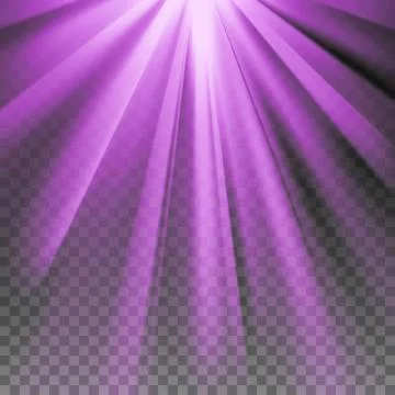 Purple flare rays Stock Illustration