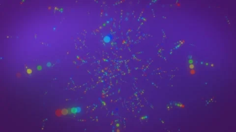 Purple flashing background with dancing multicolored lines Stock-Footage 43155314