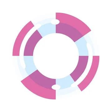 Purple float ring 스톡 일러스트