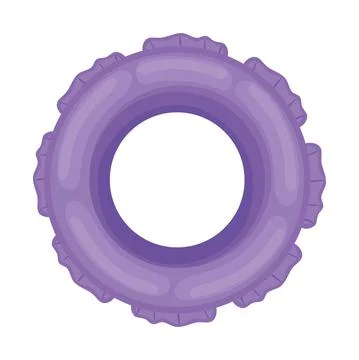Purple float ring 스톡 일러스트