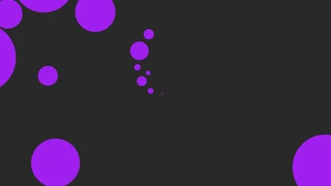 Purple floating circles motion background, abstract animation Stock-Footage 347301079