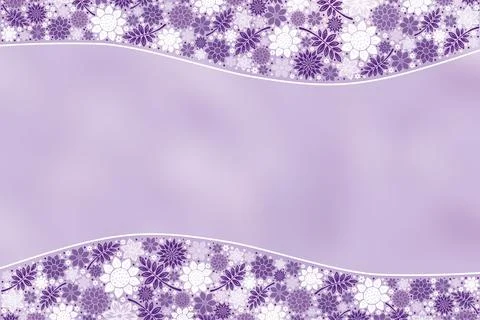 Purple floral background Stock Illustration