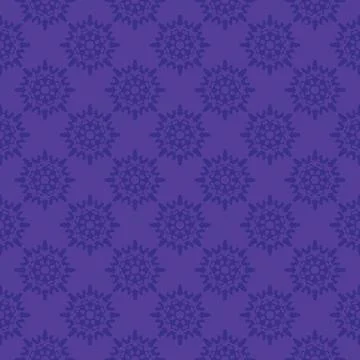 Purple Floral Pattern Design Element (1) Illustrazione stock