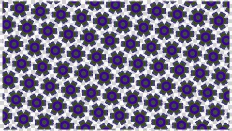 Purple Floral Pattern on White Background Stock Illustration