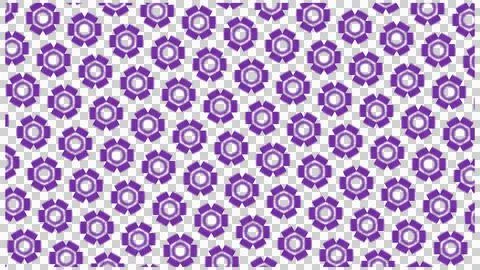 Purple Floral Seamless Pattern on White Background Stock Illustration