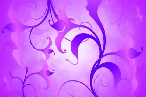 Purple Flourish Background 01 Widescreen Stock Footage 10874908