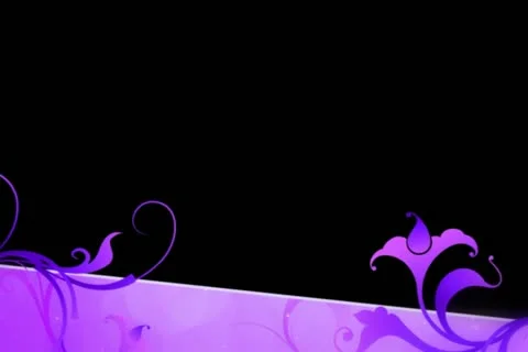 Purple Flourish Lower Third 스톡 동영상 10874852