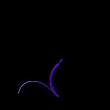 Purple Flourish Motion Design Element 01 HD Video stock 10873641