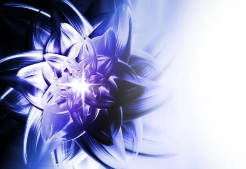 Purple flower Stock Illustration