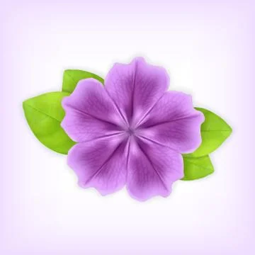 Purple flower Stock Illustration