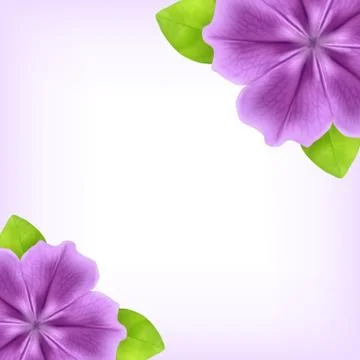Purple flower Illustrazione stock