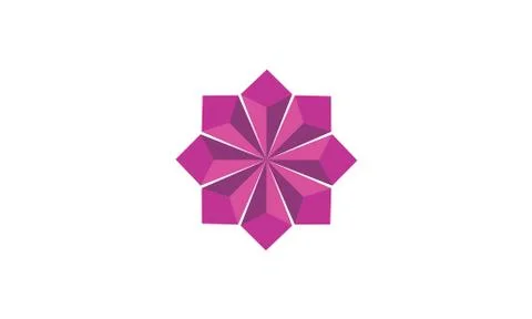 Purple Flower Illustrazione stock