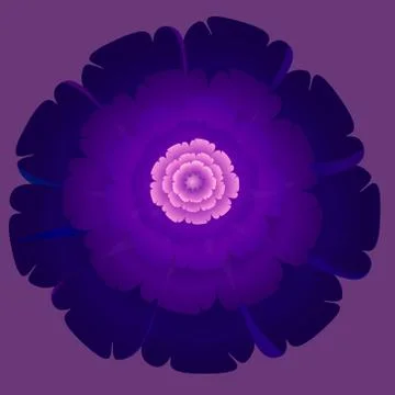 Purple flowers. Stock Illustration