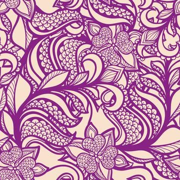 Purple flowers Ilustración de archivo