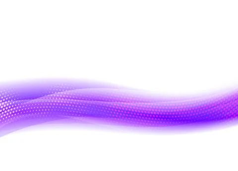 Purple Flowing Abstract Vector Wave Background for Website, Folder or Brochur Stock Illustration