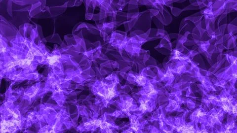 Purple flowing light waves abstract background 4K Stock Illustration