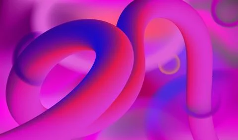 Purple Fluid Party Elements. Stockillustratie