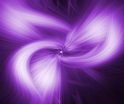 Purple fractal explode with light line Illustrazione stock