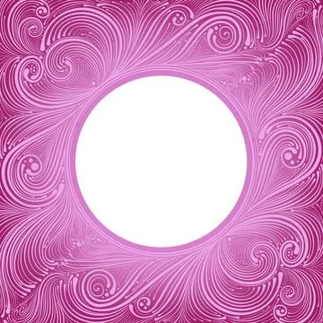 Purple frame Ilustración de archivo