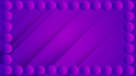 Purple frame of spheres background design in 4k video. Stock Footage 146888069