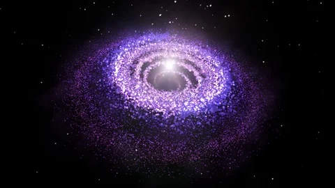 Purple Galaxy, CG 動画素材 72318694