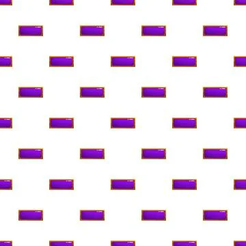 Purple game ui element button seamless pattern Stock Illustration