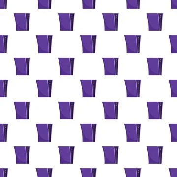 Purple gaming console pattern creating seamless background Illustrazione stock
