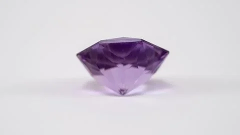 Purple Gem Stone Foto stock