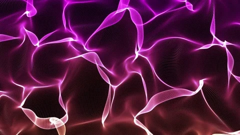 Purple genesis wave abstract background animation Stock Footage 188280486