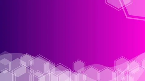Purple Geometric Background with Gradient and Hexagonal Shapes for Design E.. Stock Illustration