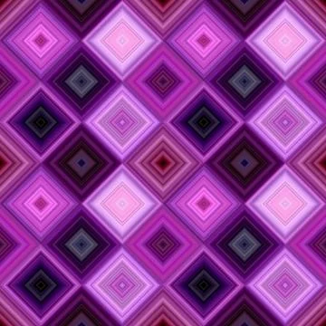 Purple geometric diagonal square pattern - vector mosaic tile background design Illustrazione stock