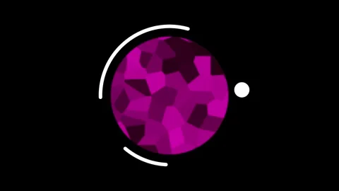 Purple Geometric Particle Animation Stock Footage 335637590