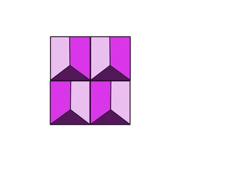 Purple Geometric Polygon Block Pattern Illustration Ilustración de archivo