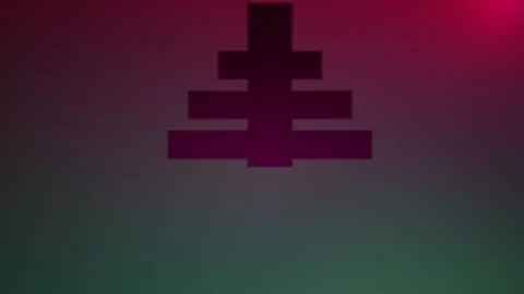 Purple geometric shape on gradient. Stock Footage 335374641
