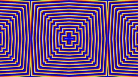 Purple Geometric Square Optical Illusion Pattern Vídeo Stock 332178841