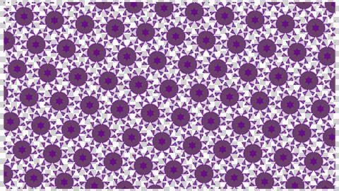 Purple Geometric Star Shape Repeating Pattern 스톡 일러스트