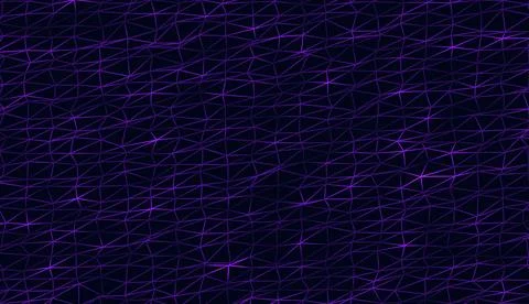 Purple geometric wireframe mesh abstract pattern featuring triangular polyg.. Illustrazione stock