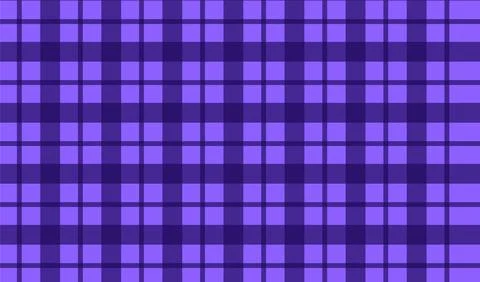 Purple Gingham Check Pattern Seamless Fabric Background Grid Textile Textur.. Illustrazione stock