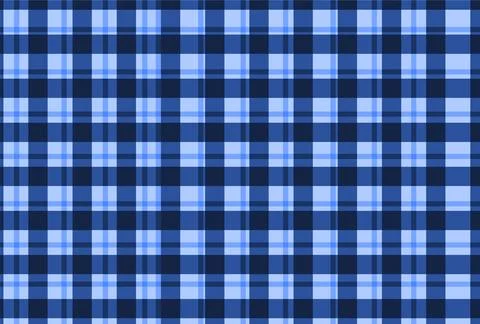 Purple Gingham Diagonal Check Pattern Background Seamless Textile Texture F.. Stock Illustration