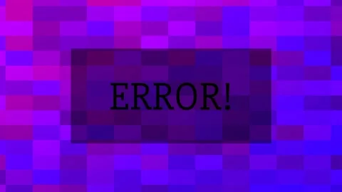 Purple Glitch Error Display Stock Footage 336062784