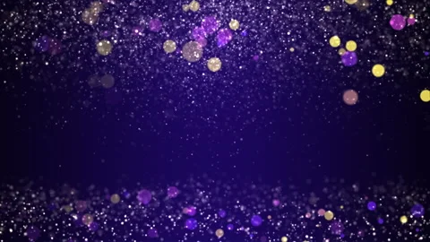Purple glitter bokeh particles background loop Stock Footage 201595692