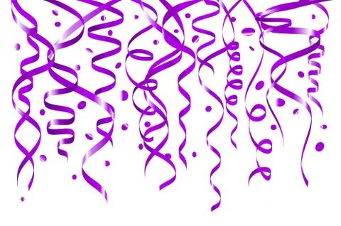 Purple glitter frame background Celebration white background template with co Stock Illustration