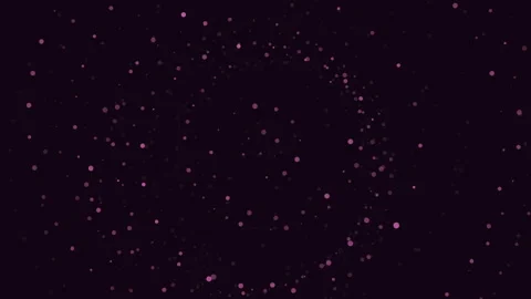 Purple glitter particles floating in dark space abstract bokeh background 스톡 동영상 330064537